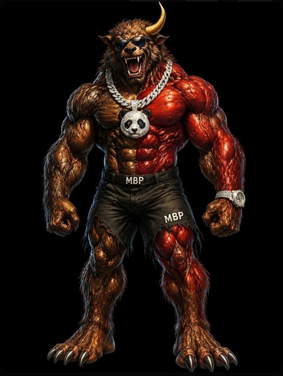 ManBearPig standing in the mist